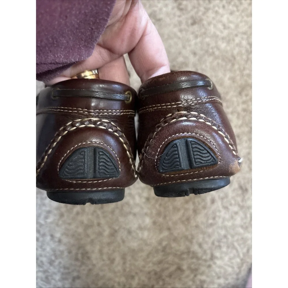 Johnson & Murphy Leather Loafers Shoes Brown Men's 9‎ M Slip On